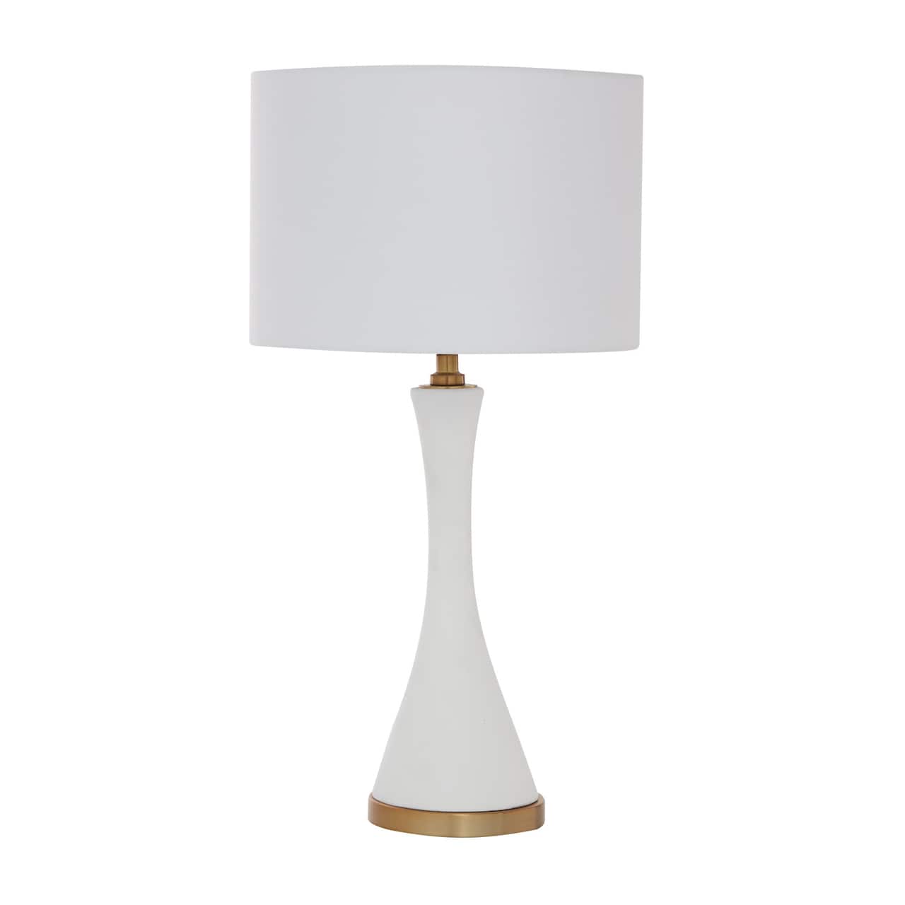 CosmoLiving by Cosmopolitan 25" Gold Ceramic Modern Table Lamp
